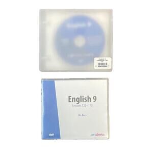 Abeka DVD Disc Limited Set Mr Bucy English 9 Lessons 73-170 Home Learning